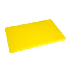 Planche à découper 450 x 350 x 20 mm jaune basse densité - Hygiplas