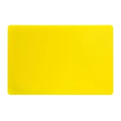 Planche à découper 450 x 350 x 20 mm jaune basse densité - Hygiplas
