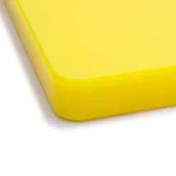 Planche à découper 450 x 350 x 20 mm jaune basse densité - Hygiplas