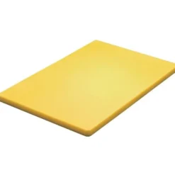 Planche à découper 450 x 350 x 20 mm jaune basse densité - Hygiplas