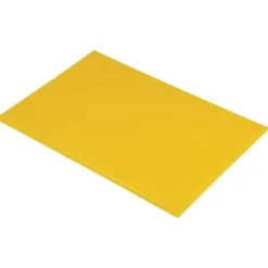 Planche à découper 450 x 300 x 12 mm jaune haute densité - Hygiplas