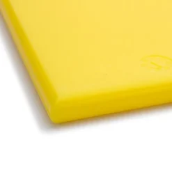 Planche à découper 450 x 300 x 12 mm jaune haute densité - Hygiplas