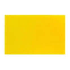 Planche à découper 600 x 450 x 12 mm jaune haute densité - Hygiplas