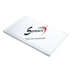 Planche de découpe en polyéthylène - 530 x 325 mm - Sofraca