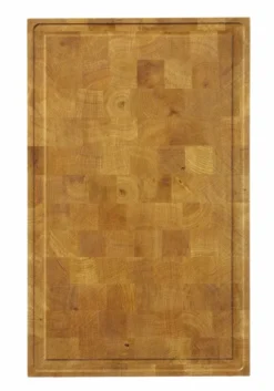 Planche de présentation en chêne, bois de bout, 530x325x(H)35mm - Hendi