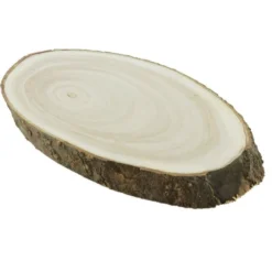 Planche Ovale Bois Rondin 22X15 Lot de 12 - Prolinea