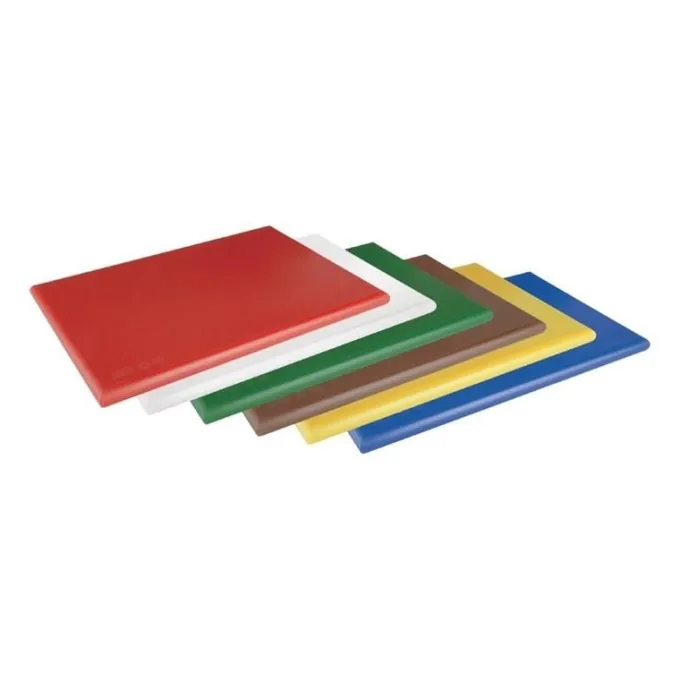 Planche polyéthylène 45 x 30 cm jaune haute densité - Hygiplas