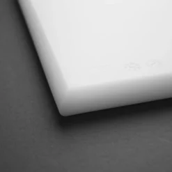Planche polyéthylène 600 x 450 mm blanche haute densité - Hygiplas