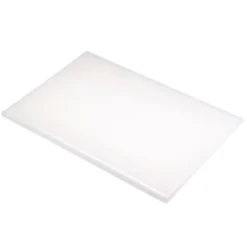 Planche polyéthylène 600 x 450 mm blanche haute densité - Hygiplas