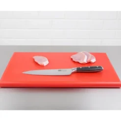 Planche polyéthylène 600 x 450 mm haute densité rouge - Hygiplas