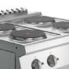 Plan de cuisson Électrique à 4 Plaques Rondes avec Four Électrique GN 1/1 - Bartscher