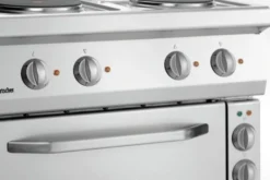Plan de cuisson Électrique à 4 Plaques Rondes avec Four Électrique GN 1/1 - Bartscher
