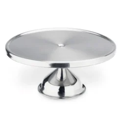 Plaque a gâteau avec pied en Acier au nickel-chrome H 145 mm Ø 300 mm - Was Germany