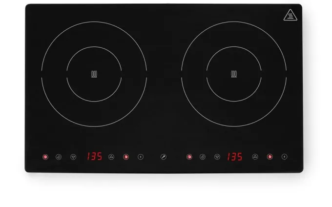Plaque de cuisson à induction double Kitchen Line 230V/3500W - Hendi