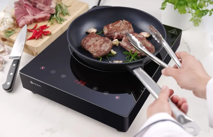 Plaque de cuisson à induction 3500W Kitchen Line 230V/3500W 337x417x(H)85 mm - Hendi
