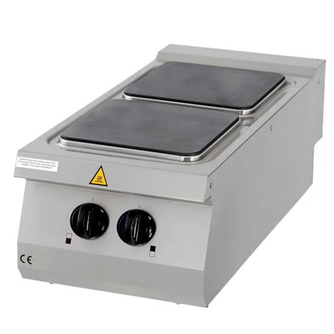 Plaque de Cuisson Premium Électrique - 2 Brûleurs - Prof. 90 cm - Maxima