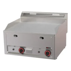 Plaque de cuisson 65x48 à gaz chrome durable combinée sans soubassement FTHRC 60 GL - Redfox