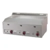 Plaque de cuisson 97x48 à gaz chrome durable combinée sans soubassement FTHRC 90 GL - Redfox