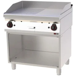 Plaque de cuisson 80x51 à gaz combinée avec soubassement FTHR 70/80 G - Redfox