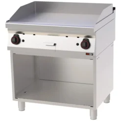 Plaque de cuisson 80x51 à gaz lisse avec soubassement FTH 70/80 G - Redfox