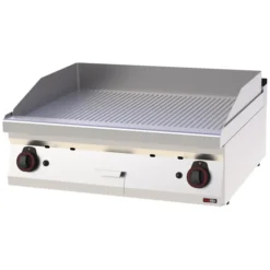 Plaque de cuisson 80x51 à gaz nervurée sans soubassement FTR 70/08 G - Redfox