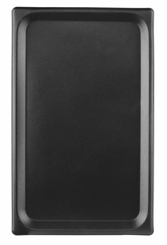 Plaque de four avec revêtement antiadhésif CONVECTOMAT ROAST, GN 1/1, Noir, 530x325x(H)17mm - Hendi