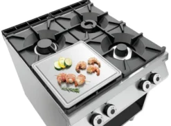 Plaque de Mijotage/grill Lisse en Fonte - Bartscher