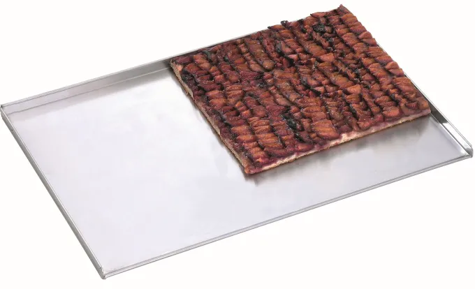 Plaque Four Aluminium 600 x 400 - 3 Bords Relevés - Bartscher