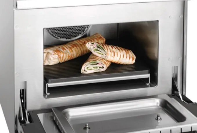 Plaque grillade revers - Pour four Snackjet - Bartscher
