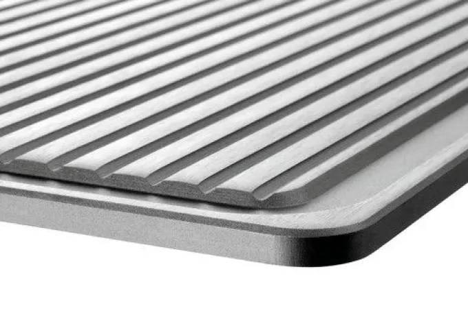 Plaque Grill en Fonte Rainurée - Bartscher