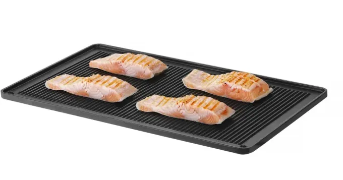 Plaque à griller rainurée CONVECTOMAT, GN 1/1, 530x325x(H)15mm - Hendi