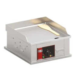 Plaque Lisse à Snacker Electrique en Inox - 400 x 400mm - Sofraca