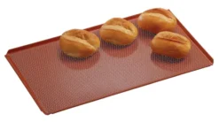 Plaque Perforée Revêtement Silicone GN 1/1 Côtés Relevés - Bartscher