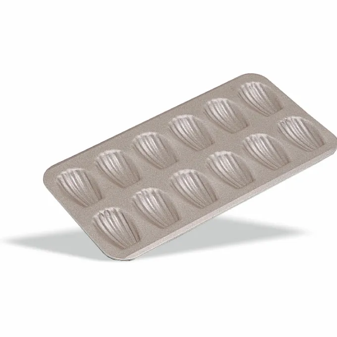 Plaque à Pâtisserie pour 12 Madeleines en Acier - Pujadas
