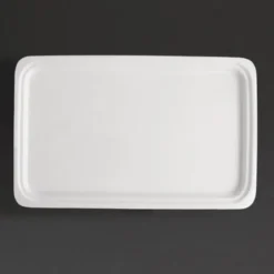 Plat blanc GN 1/1 Olympia Whiteware 30 mm