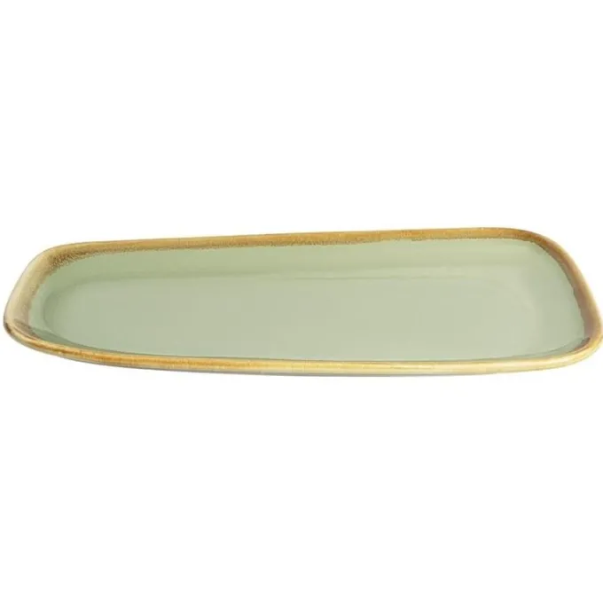 Plat couleur mousse Kiln Olympia 335 mm - Lot de 4