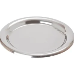 Plateau à addition professionnel inox - 140 mm