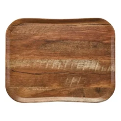 Plateau Aspect Naturel Bois 460 x 360 mm - Cambro