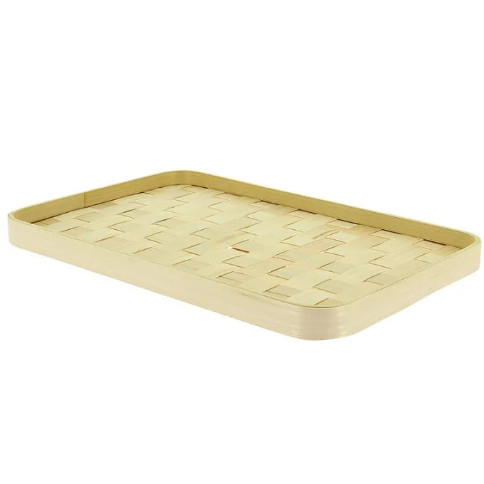 Plateau Bambou Rectangle 30X20 Lot de 20 - Créapak