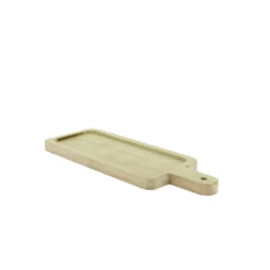 Plateau bois avec manche Bosco 28x10 cm - Lot de 40 - Créapak