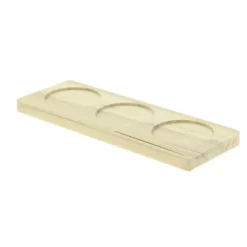 Plateau de Présentation Bois Bosco 29X10.5 Lot de 60 - Créapak