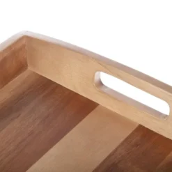 Plateau de service en acacia 510 x 350 x 70 mm - Olympia