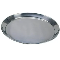 Plateau de service en inox rond - Olympia 355 mm