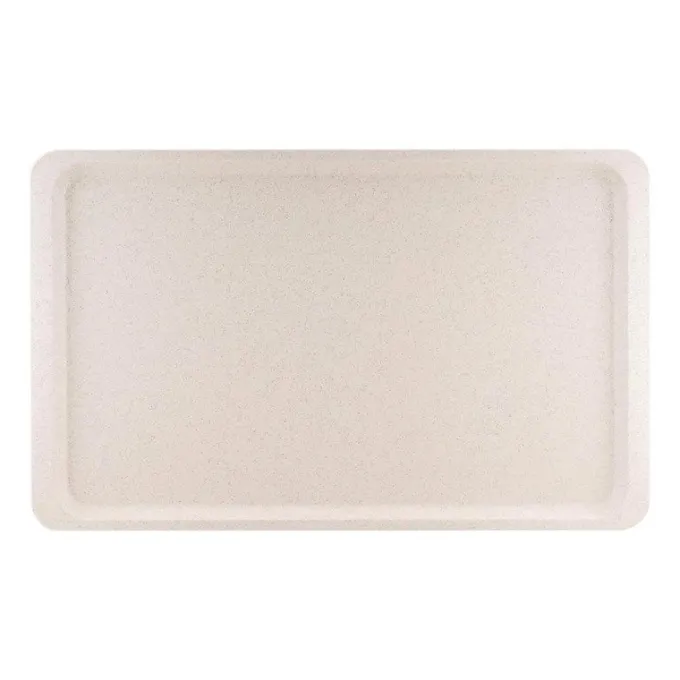 Plateau de service GN 1/1 530 x 325 mm Crème Moucheté - Roltex