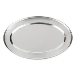 Plateau de service ovale inox 203 mm - Olympia