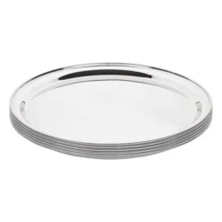 Plateau de service rond inox - Olympia 305mm
