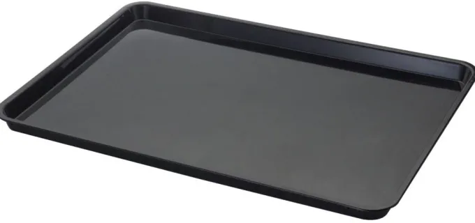 Plateau de Service 587 x 410 mm - ABS - Noir - L2G