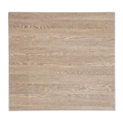 Plateau de Table Bar Restaurant Carré 700 mm - Effet Bois Vieilli - Bolero