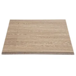 Plateau de Table Bar Restaurant Carré 700 mm - Effet Bois Vieilli - Bolero