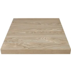 Plateau de Table Carré 600mm Effet Bois Clair - Bolero